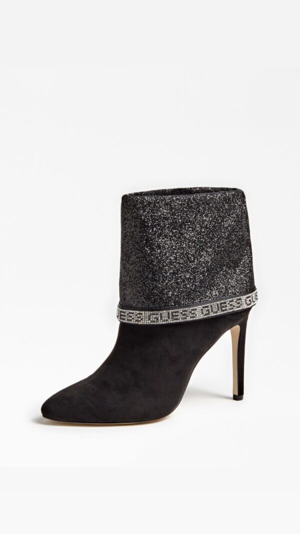 Guess Μαύρο Μποτάκι με Glitter - Image 2