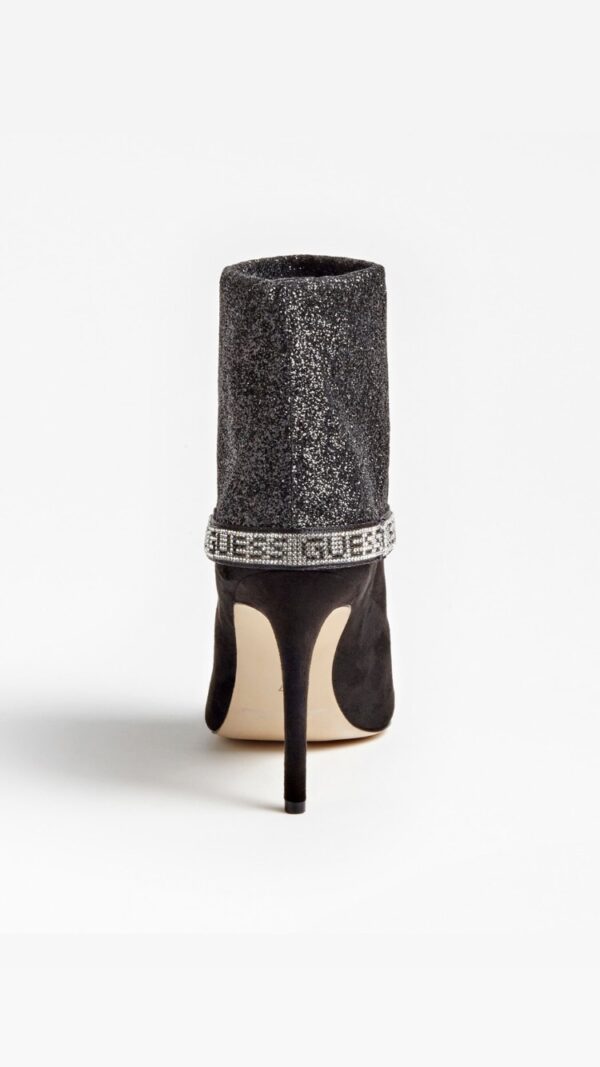 Guess Μαύρο Μποτάκι με Glitter - Image 3
