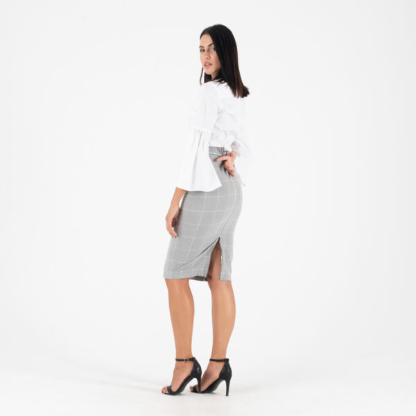 Lace Midi Ελαστική Φούστα - Image 5