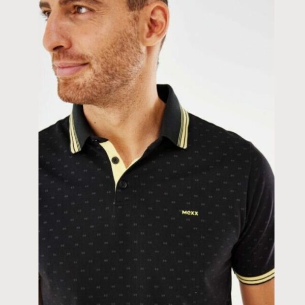 Mexx Μαύρο κοντομάνικο  Pique Polo - Image 5