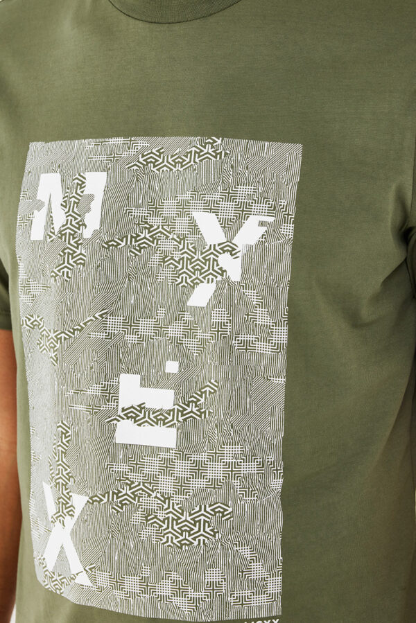 Mexx Fashion T-Shirt Χακί με Στάμπα - Image 2