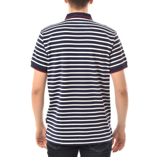Navy & Green Mπλούζα Polo Ριγέ Μπλέ/Άσπρο (Αντιγραφή) - Image 2
