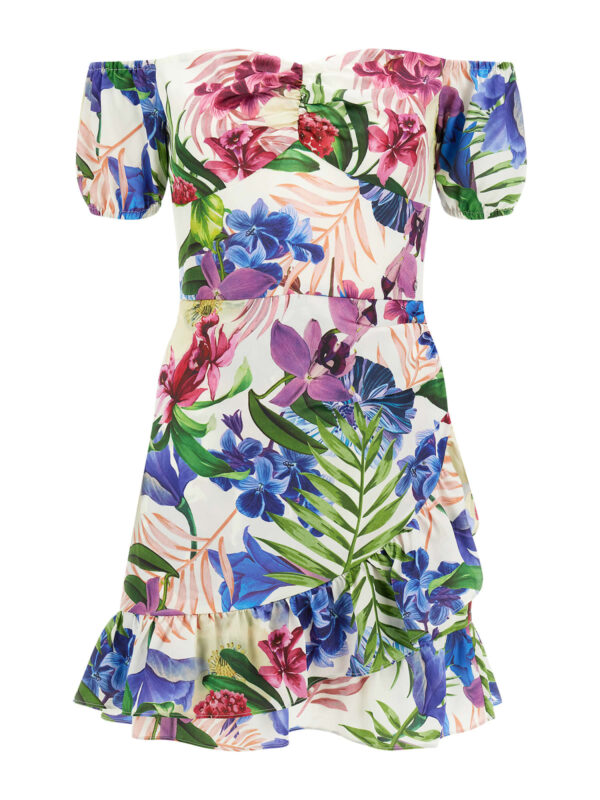 Guess Mini Φόρεμα Off-Shoulder Φλοραλ - Image 3