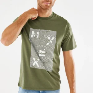 Mexx Fashion T-Shirt Χακί με Στάμπα