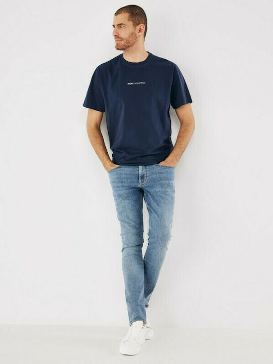 Mexx Fashion T-Shirt Nany Μπλέ Μονόχρωμο με Λογότυπο - Image 2