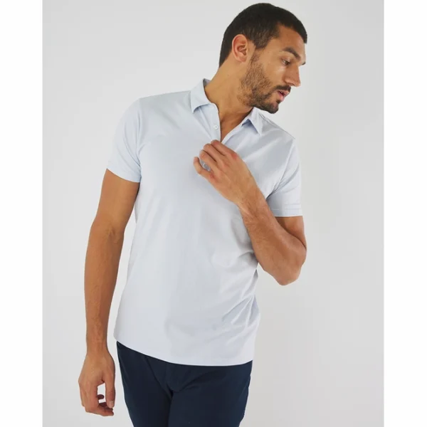 Mexx Polo Shirt Γαλάζιο Μονόχρωμο - Image 2