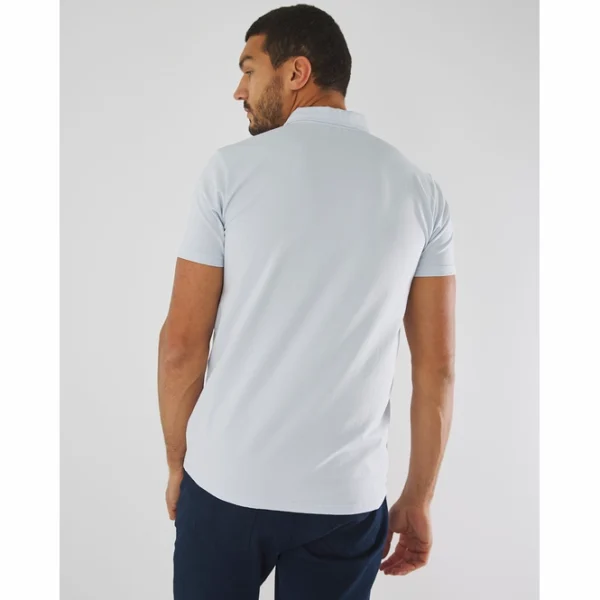 Mexx Polo Shirt Γαλάζιο Μονόχρωμο - Image 3