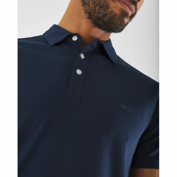 Mexx Polo Shirt Μπλέ Σκούρο Μονόχρωμο - Image 4