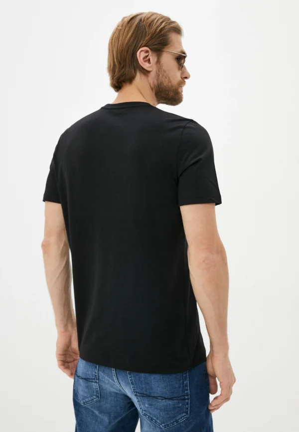 Mexx T-Shirt Μαύρο με Λαιμόκοψη και Στάμπα - Image 4
