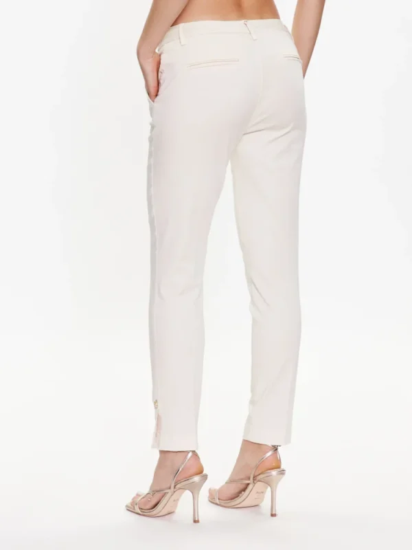 Liu Jo Παντελόνι Chino Εκρού Regular Fit - Image 2