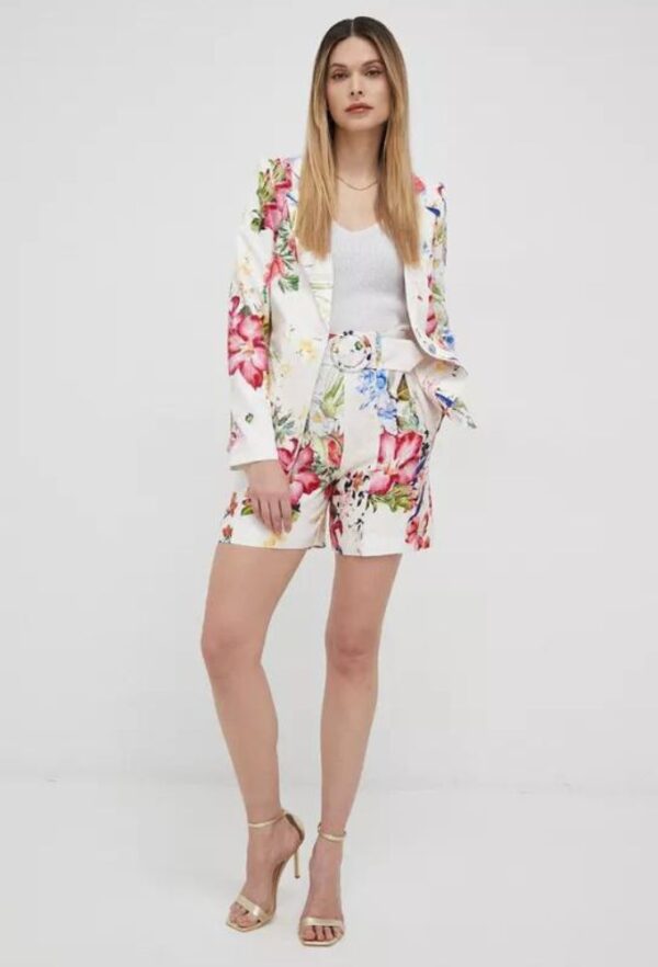 Guess Marciano Σακάκι Floral Λευκό - Image 3