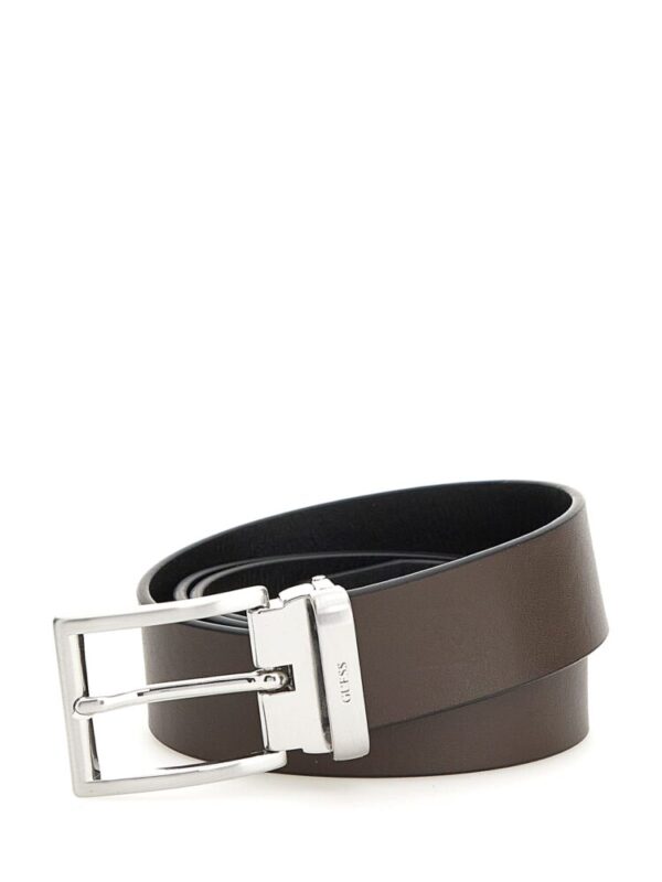 Guess BM7657LEA35 Ανδρική Ζώνη Διπλής Όψης Black/Brown - Image 3