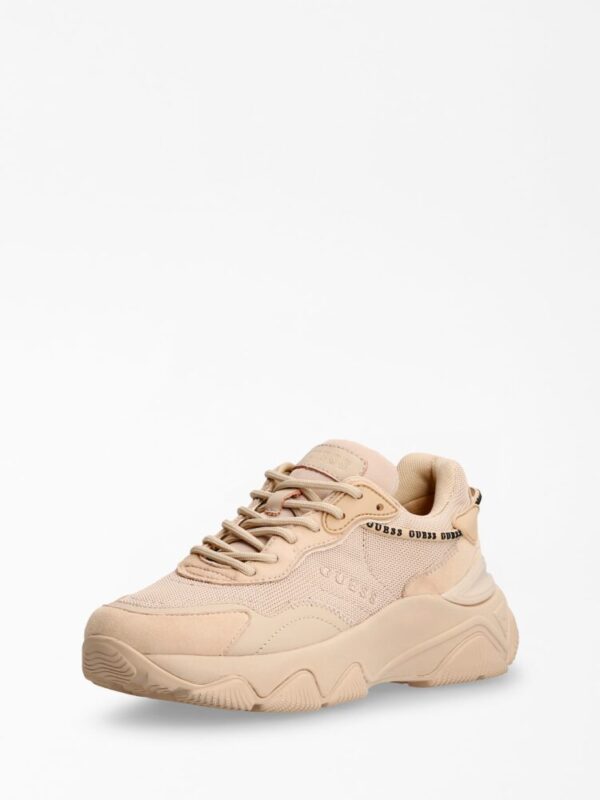 Guess Sneakers Xαμηλό 'MICOLA' Μπεζ Σκούρο