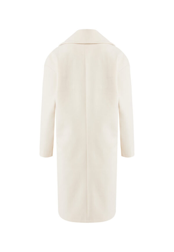 Mexx Pearl White Παλτό σε Κανονική Γραμμή - Image 2