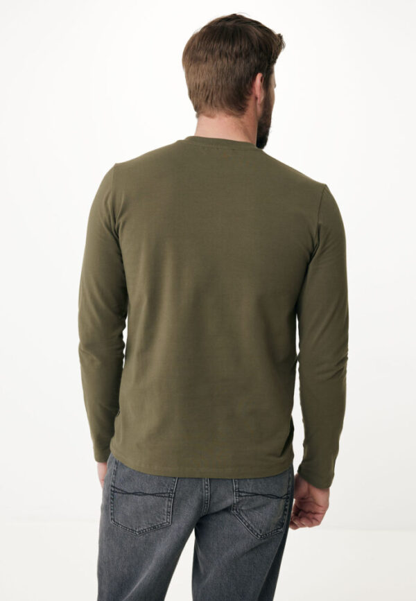 Mexx Μακρυμάνικο T-Shirt Μπλουζάκι Λαδί - Image 3