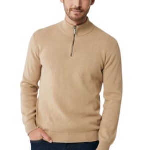 Mexx Fashion Ανδρικό Πουλόβερ Μακρυμάνικο Μπεζ Σκούρο