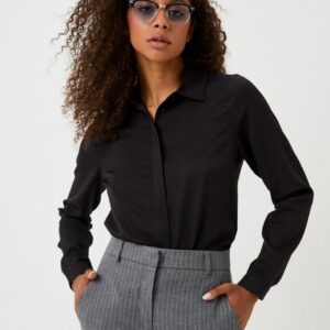 Mexx Fashion Γυναικείο Μαύρο Πουκάμισο