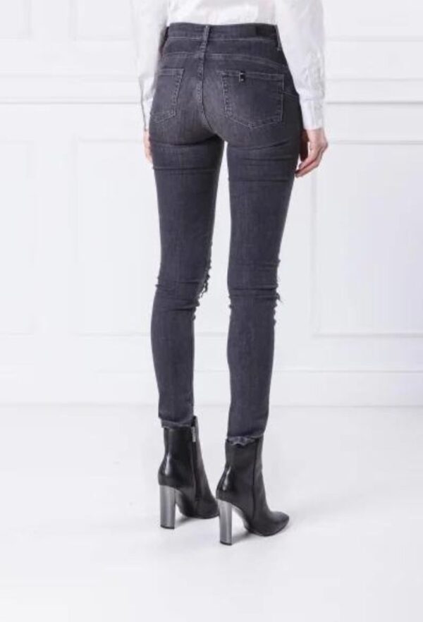 Liu Jo Γυναικείο Skinny Fit Τζιν Παντελόνι Γκρί Σκούρο - Image 2