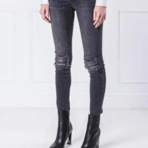 Liu Jo Γυναικείο Skinny Fit Τζιν Παντελόνι Γκρί Σκούρο
