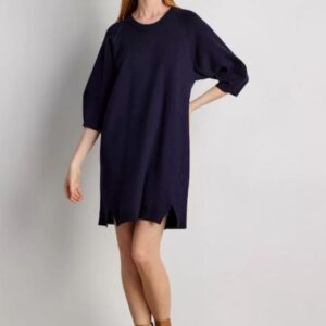 Forel Mini All Day Φόρεμα Πλεκτό Navy Μπλε