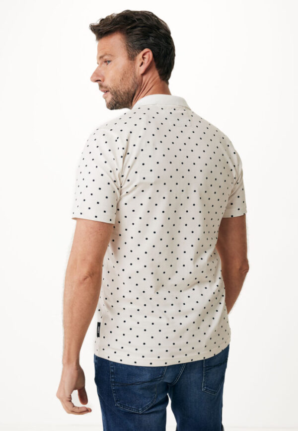 Mexx Fashion Ανδρικό T-shirt Κοντομάνικο Polo Off White - Image 2