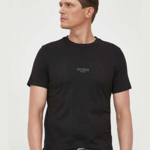 Guess Ανδρικό T-Shirt Κοντομάνικο Μαύρο