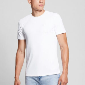 Guess Ανδρικό Αθλητικό T-shirt Κοντομάνικο Λευκό