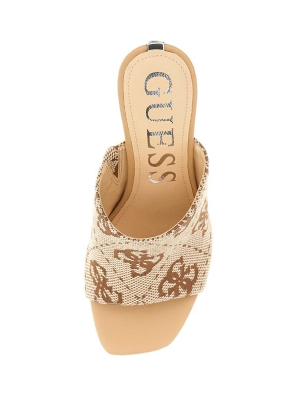 Guess Mules με Τακούνι σε Μπεζ Χρώμα - Image 3