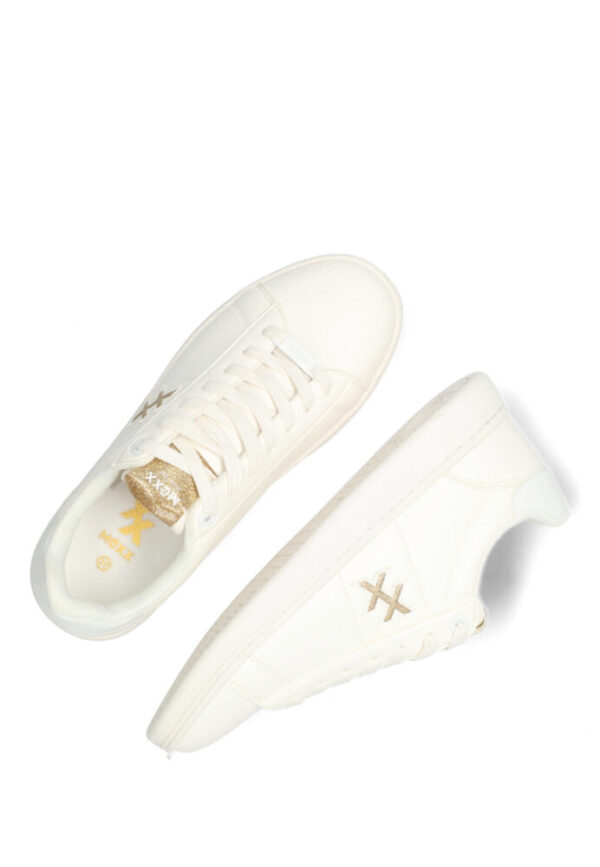 Mexx Γυναικείο Sneaker Nila Άσπρο/Χρυσό - Image 3
