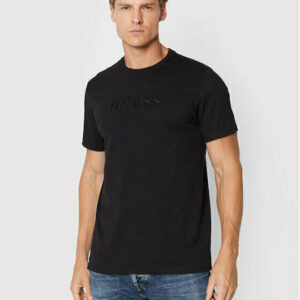 Guess Ανδρικό T-shirt Κοντομάνικο Μαύρο