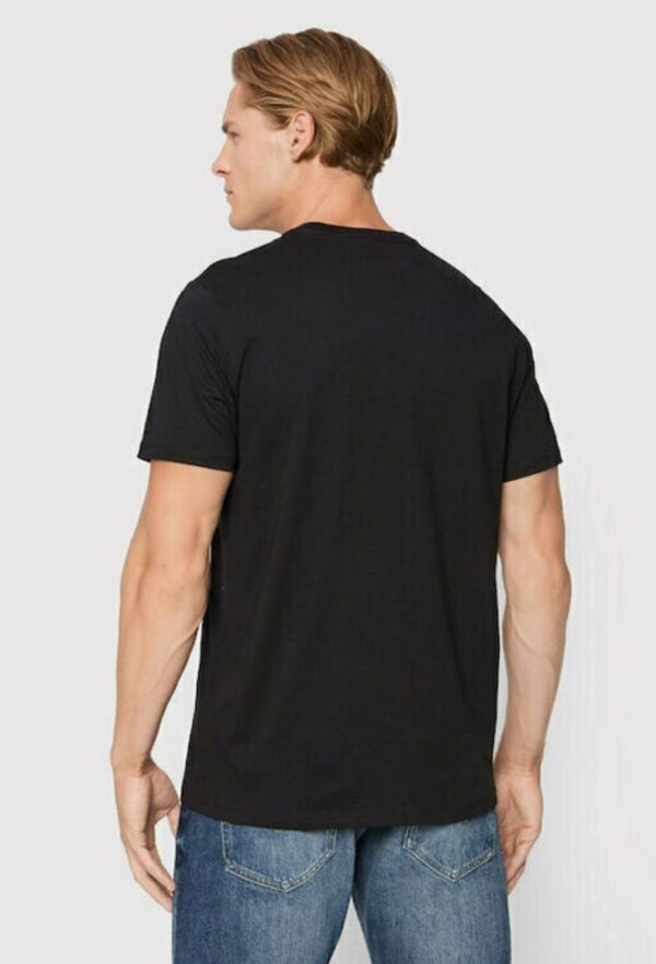 Guess Ανδρικό T-shirt Κοντομάνικο Μαύρο - Image 4