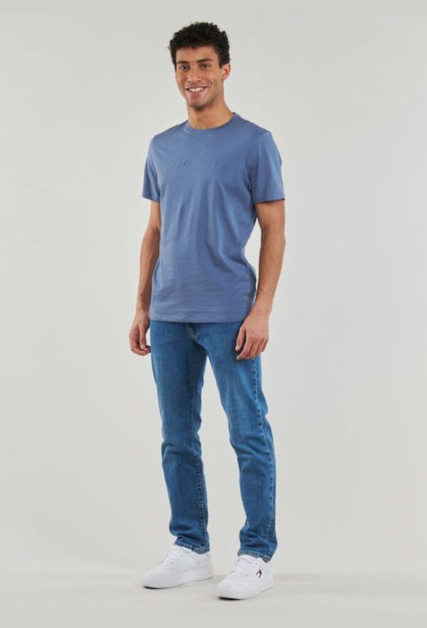 Guess Ανδρικό T-shirt Κοντομάνικο Μπλέ - Image 2
