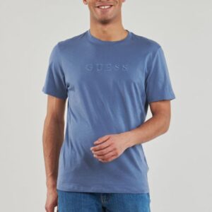 Guess Ανδρικό T-shirt Κοντομάνικο Μπλέ