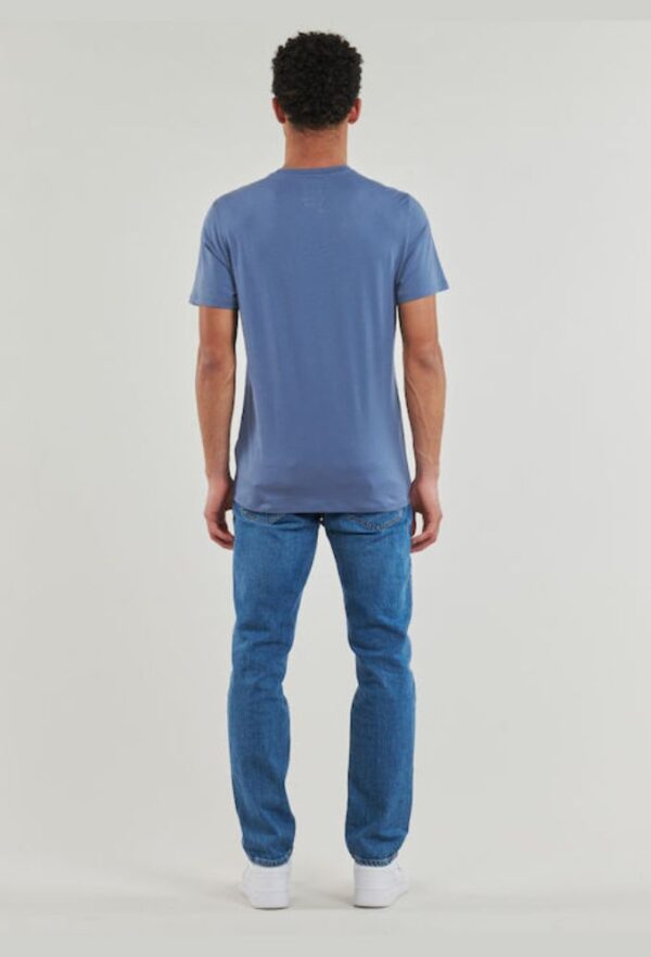 Guess Ανδρικό T-shirt Κοντομάνικο Μπλέ - Image 4