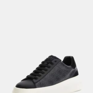 Guess Ανδρικά Sneakers Elba Μαύρα με Λογότυπο 4g