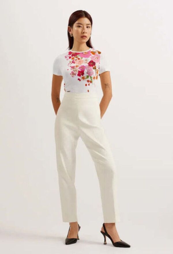Ted Baker Γυναικεία Μπλούζα Κοντομάνικη Floral Πολύχρωμη - Image 2