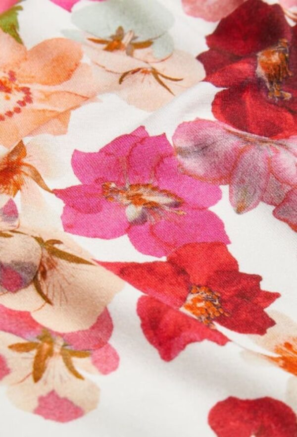 Ted Baker Γυναικεία Μπλούζα Κοντομάνικη Floral Πολύχρωμη - Image 4