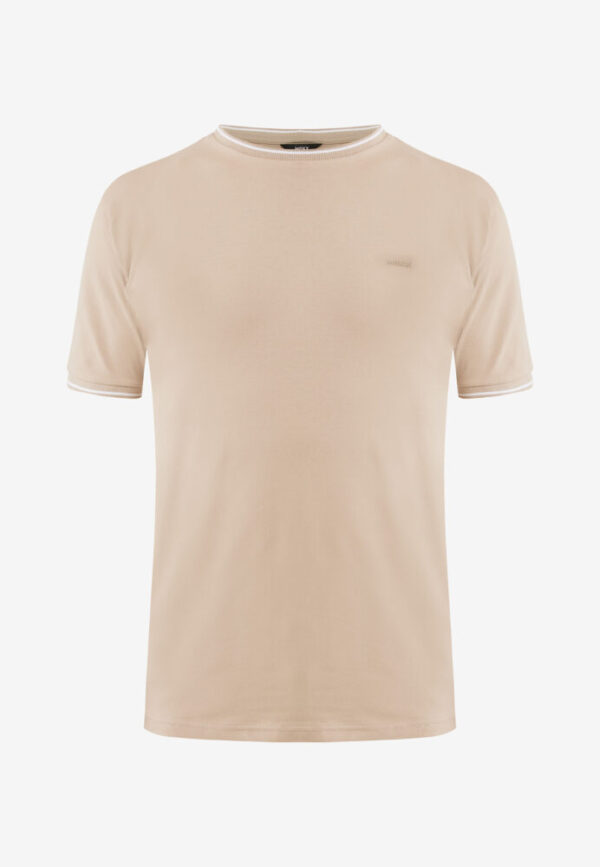 Mexx Fashion Ανδρικό T-shirt Κοντομάνικο Mπεζ της Άμμου - Image 5