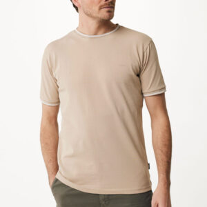 Mexx Fashion Ανδρικό T-shirt Κοντομάνικο Mπεζ της Άμμου