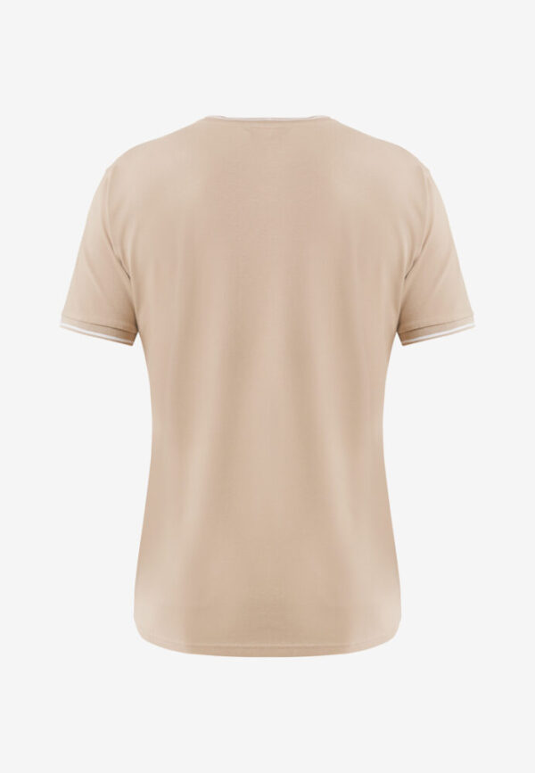 Mexx Fashion Ανδρικό T-shirt Κοντομάνικο Mπεζ της Άμμου - Image 6