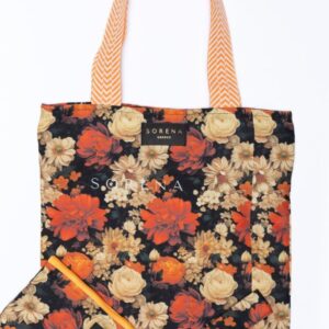 Sorena Χειροποίητη Τσάντα Shopper Flowers
