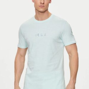Guess Ανδρικό T-shirt Κοντομάνικο Tιρκουάζ