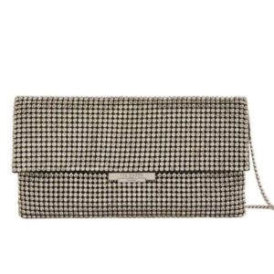 Ted Baker Γυναικείος Φάκελος Kristn Crystal Log 276903 Aσημί