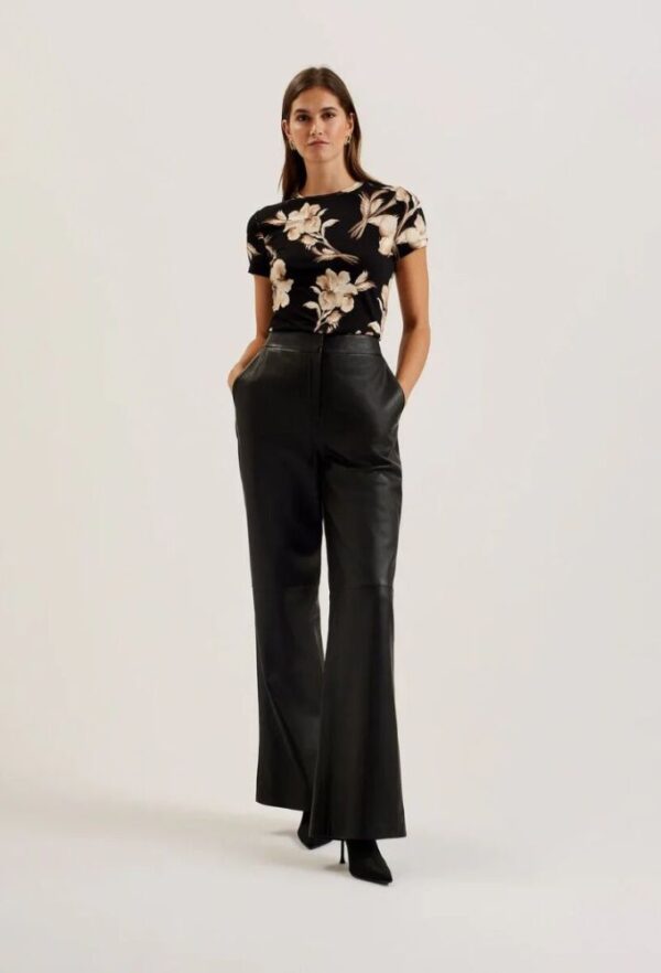 Ted Baker Γυναικείο T-shirt Floral Mαύρο - Image 2