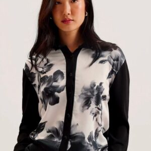 Ted Baker Ζακέτα Gweenn 278090 Mαύρη Floral