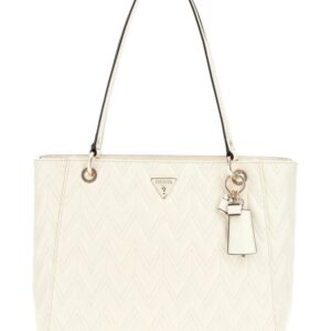 Guess Γυναικεία Τσάντα Shopper/Ώμου Εκρού