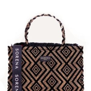 Sorena Clara Tote Bag Τσάντα Mαύρο/Χρυσό