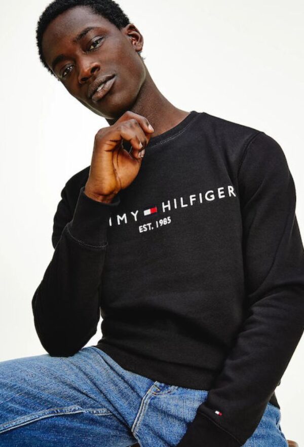 Tommy Hilfiger Ανδρικό Φούτερ Μαύρο - Image 2