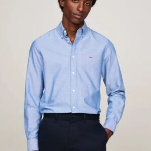 Tommy Hilfiger Πουκάμισο OXFORD Slim Fit Γαλάζιο