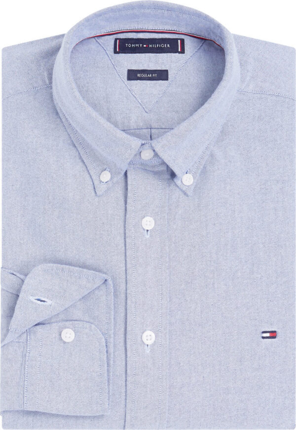 Tommy Hilfiger Aνδρικό  Γαλάζιο Πουκάμισο Heritage Πουκάμισο Oxford Σε Κανονική Γραμμή - Image 3